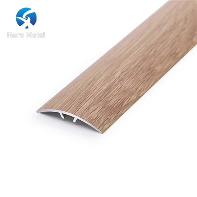 Wood grain transition strip